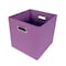 John Louis Home Fabric Bins, Canvas, Violet, 11 in W BIN-C-C10 - alternate 1
